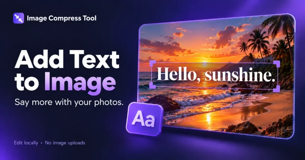 add text to image