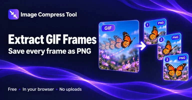 Extract GIF Frames — Image Compress Tool